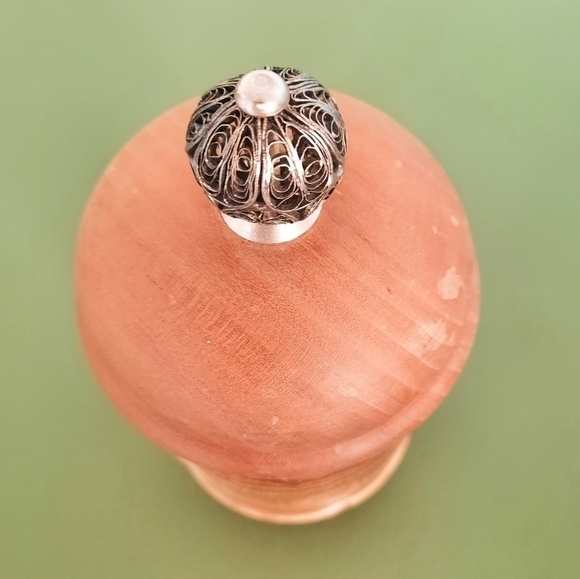 Hand Made Vintage Metal & Wood Pet Urn - Picture 2 of 7